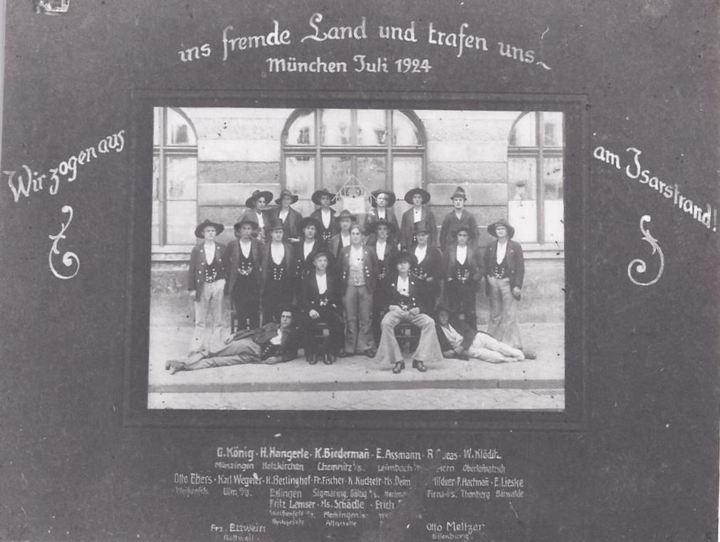 1924 – München Gesellschaftstreffen